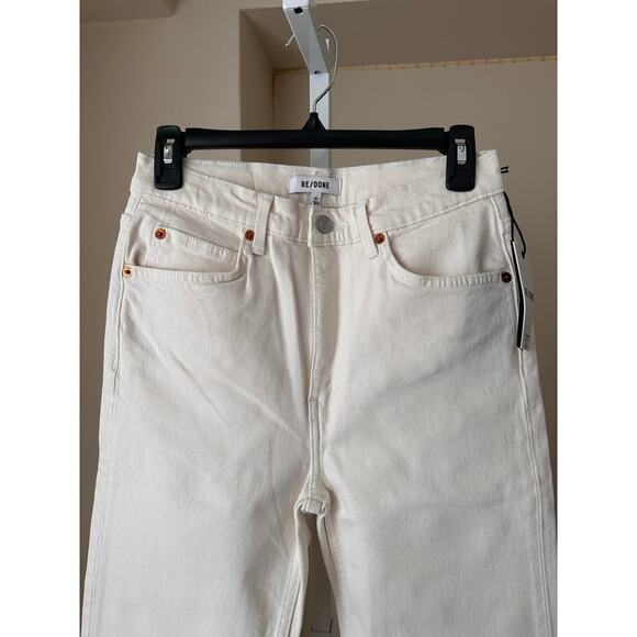NEW NWT Re/Done 70s Ultra High Rise Stove Pipe Straight Leg Jeans Size 26 - Picture 9 of 9